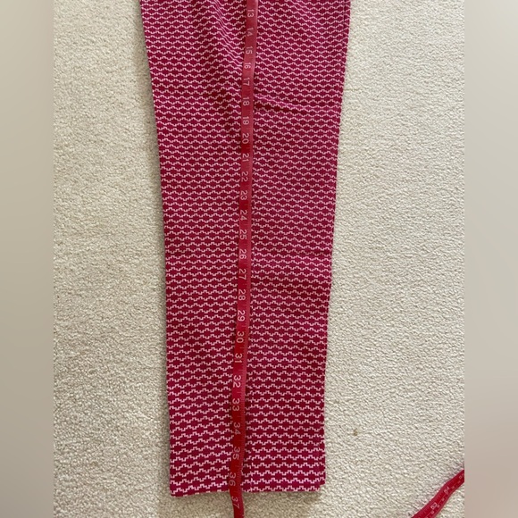 Piazza Sempione Audrey Geometric Pattern Slim Crop Pants stretch slim fit, size - Picture 3 of 7